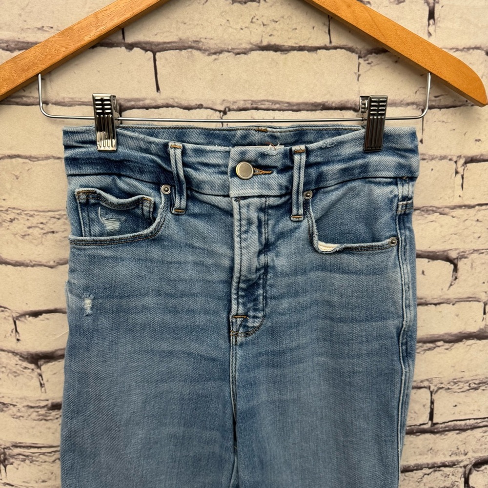 Good American Good Curve Straight Jeans SZ 26 - Picture 6 of 6